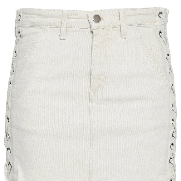 ALC Denim Lace Up Skirt - Picture 2 of 13